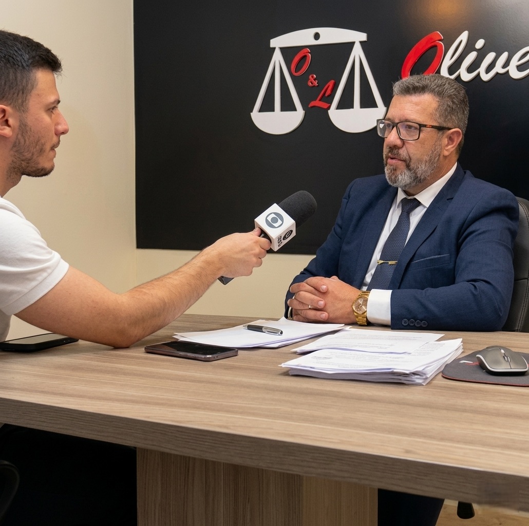Dr. Adriano Oliveira da Luz concede entrevista sobre o caso das cestas básicas em Cachoeirinha
